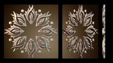 3D модель Узор Цветок (STL)