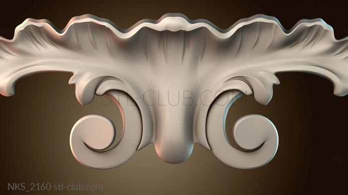 Накладки симметричные Узорный декор