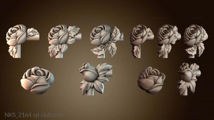 Накладки симметричные Узорный декор