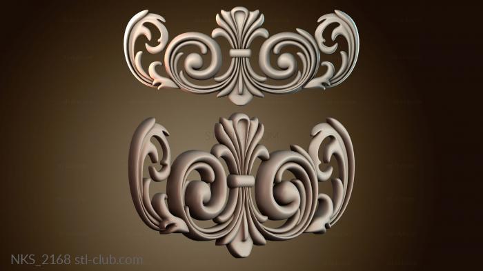 Накладки симметричные Узорный декор