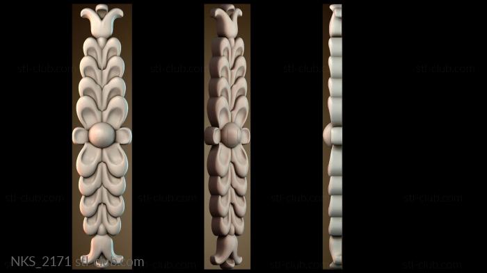 Накладки симметричные Узор декора