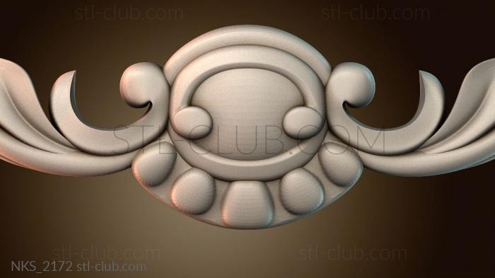 Накладки симметричные Узор декора