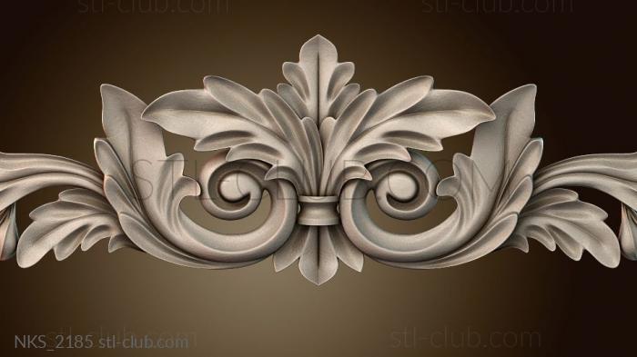 Накладки симметричные Узорный декор