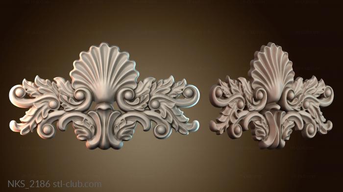 Накладки симметричные Узорчатый декор