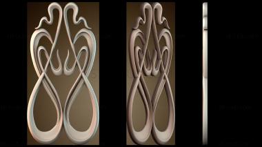 3D модель Узор цветочной корзины (STL)