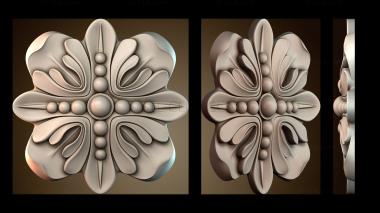 3D модель Узор с цветочным декором (STL)