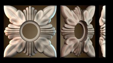 3D модель Узор с цветочным декором (STL)