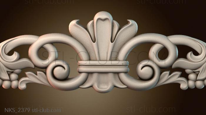 Накладки симметричные Узорный декор