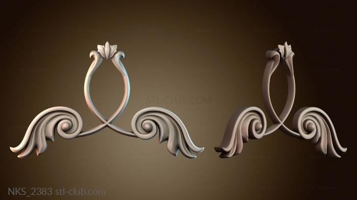 Накладки симметричные Узор декора