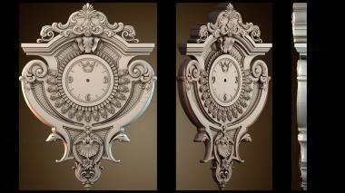 3D модель Декор с узором часов (STL)