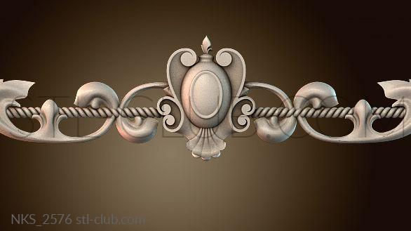 Накладки симметричные Узорчатый декор