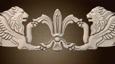 3D модель Узор декор лев (STL)