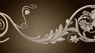 3D модель Цветочный узор (STL)