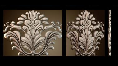 3D модель Цветочный узор (STL)