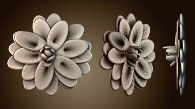 3D модель Цветочный абстрактный дизайн (STL)