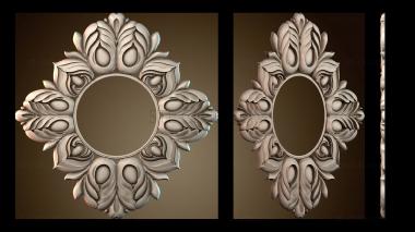 3D модель Декоративная рама для зеркала (STL)