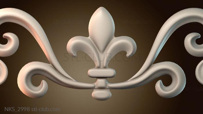 Накладки симметричные Узорчатый декор