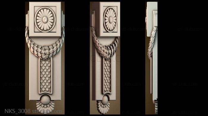 Накладки симметричные Узорчатый декор