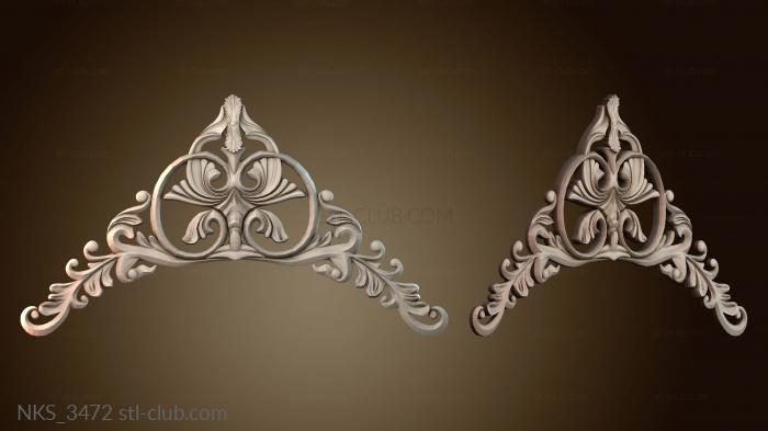 Накладки симметричные Узор декора