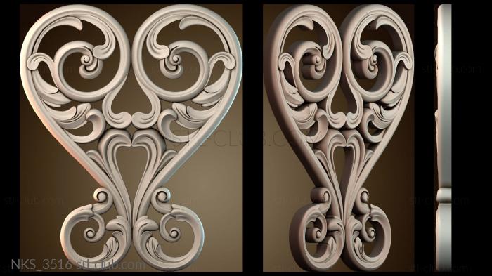 Накладки симметричные NKS_3516