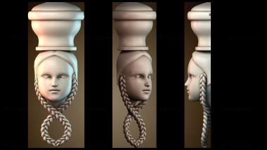 3D модель Узор человеческого лица (STL)