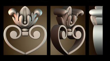 3D модель Изысканный дизайн сердца (STL)