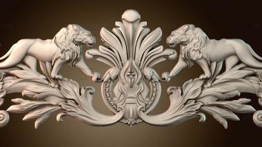 3D модель Узор декор лев (STL)