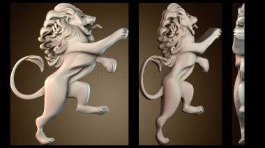 3D модель Узор декор лев (STL)