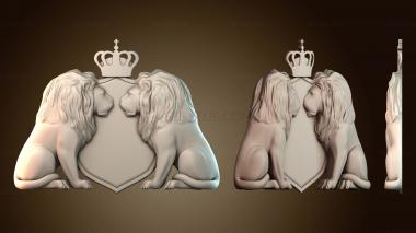 3D модель Узор декор лев (STL)