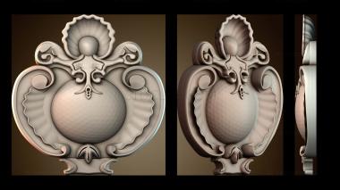 3D модель Узор в центре (STL)