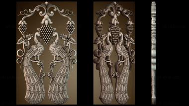 3D модель Узор декора павлин (STL)