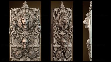 3D модель Узор декор лев (STL)