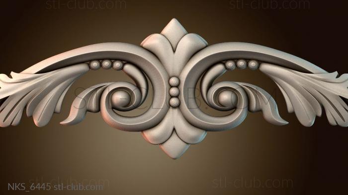 Накладки симметричные Узорный декор