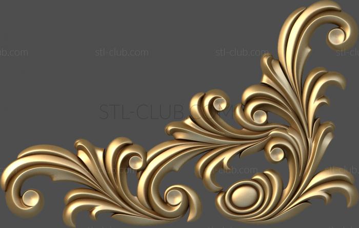 Carved cover plate, 3d model for CNC