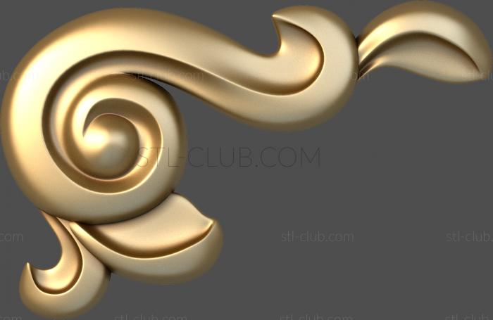 Furniture cover plate, 3d stl model, file for cnc machine tool