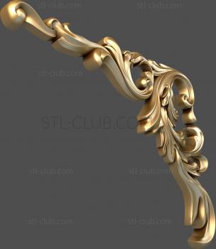 3D model Carved cover plate, 3d model for CNC (STL)