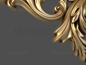 3D model Carved cover plate, 3d model for CNC (STL)