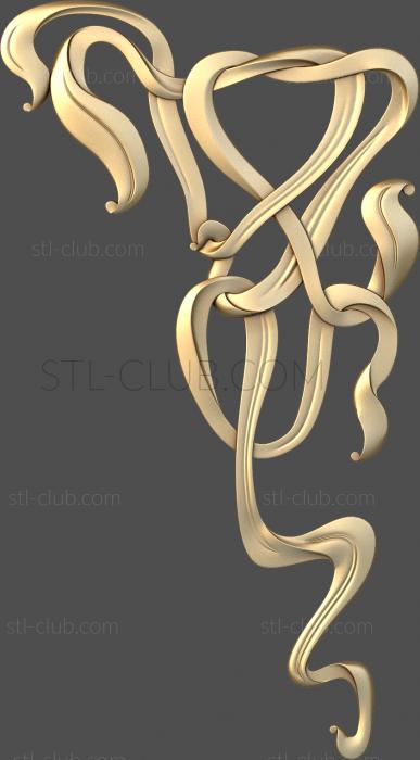 3D модель угловая накладка, 3d stl модель (STL)