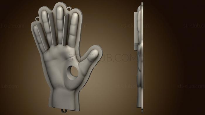 3D model Palm shape (STL)