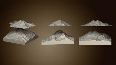 3D model Topography of Mount Elbrus (STL)