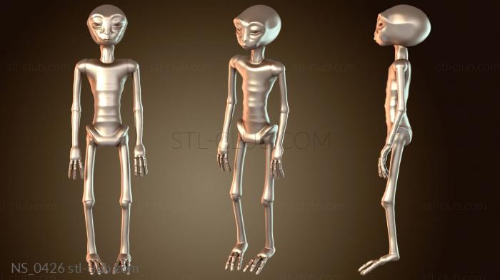 Нестандарт Инопланетянин Наска Франде Оничун Женщина Цепкая