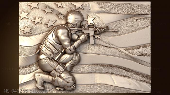 Нестандарт Американский солдат