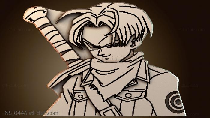 Нестандарт Аниме Рельефные стволы Будущее