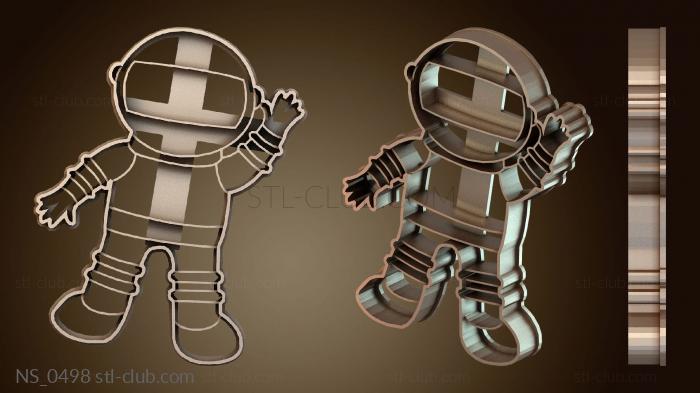 Нестандарт Формочки для печенья «Астронавт»