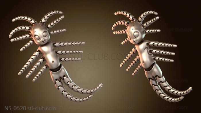 Нестандарт Детеныш кальмара Инопланетный Дерзкий