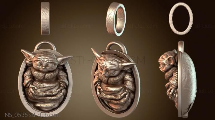 Нестандарт Подвеска «Малыш Йода»