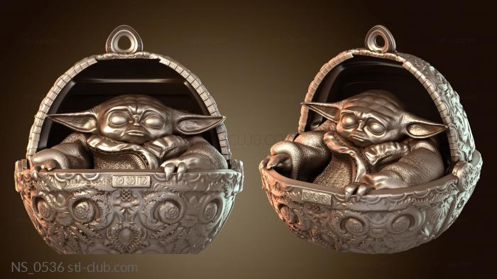 Нестандарт Рождественский декор в стиле Малыша Йоды