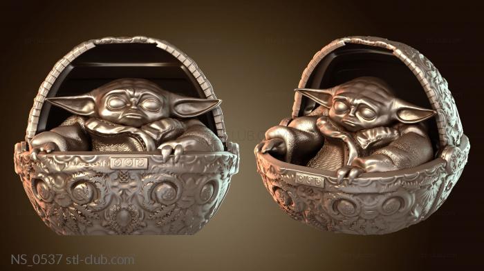 Нестандарт Рождественская декоративная петля «Малыш Йода»