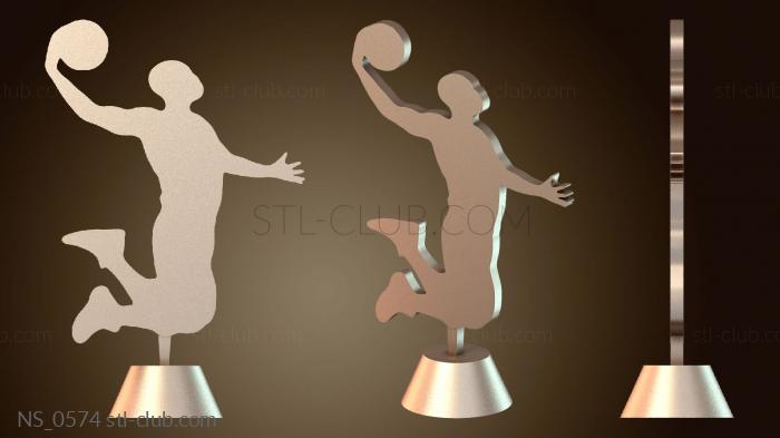 Нестандарт Украшение стола баскетболиста