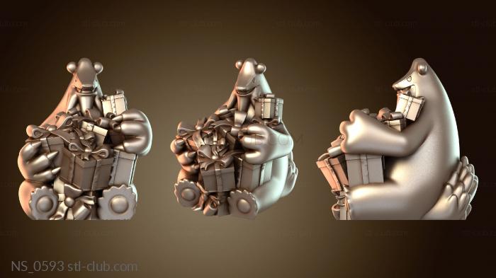 Нестандарт Beartic и представляет рождественский снеговик Эмполеон